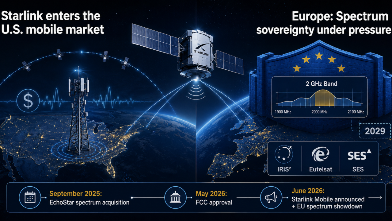 Starlink Mobile, terrestrial spectrum and European strategic autonomy