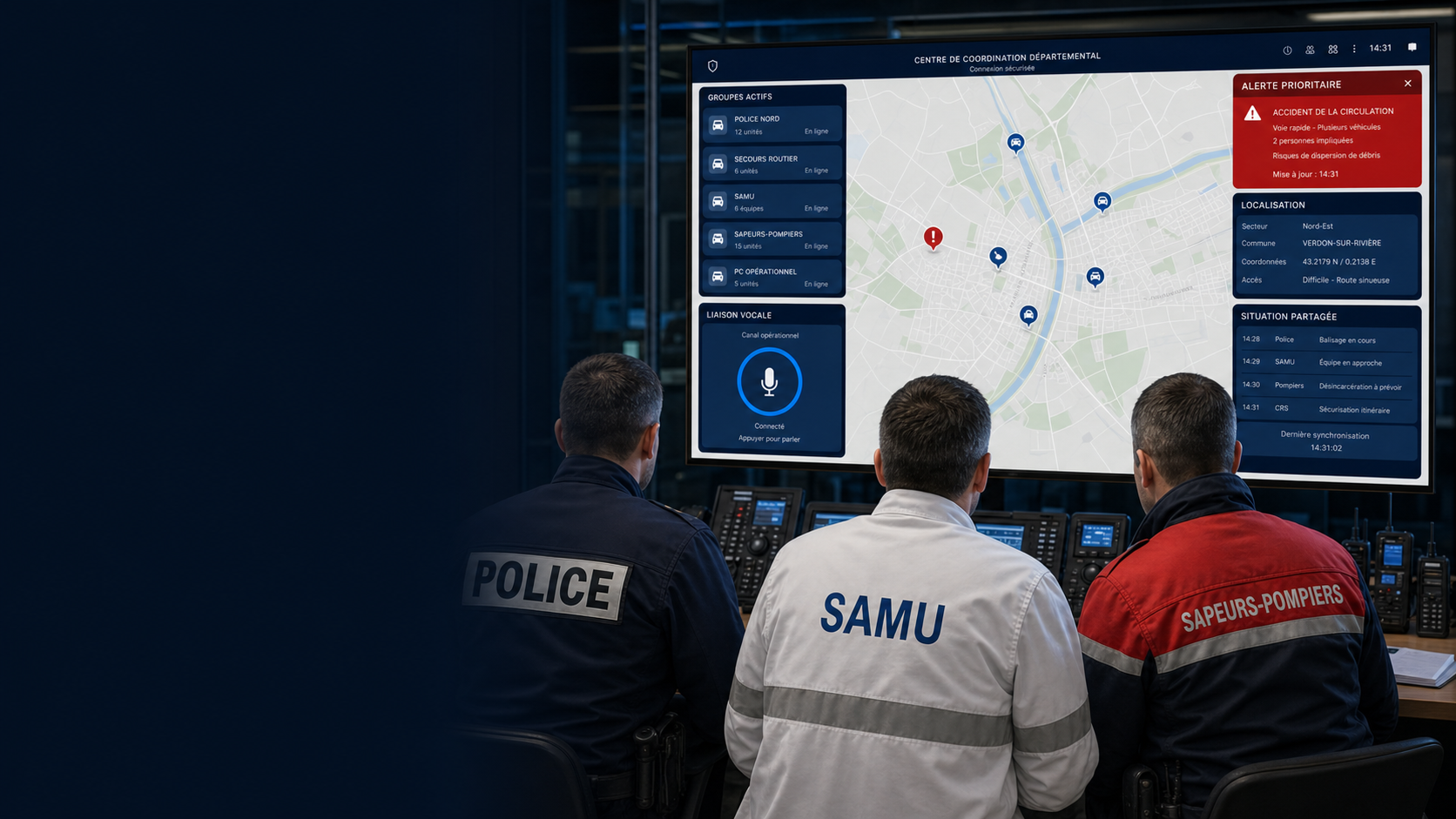 Multi-service coordination centre